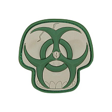 Патч Maxpedition Biohazard Skull Patch (5" х 5" см)